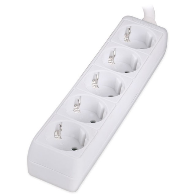 SONORA PSW500 MULTIPLE SOCKET 5 POSITIONS 1,5m WHITE
