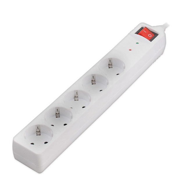 SONORA SPSW501 WHITE COLOR SURGE PROTECTION MULTI STRIP