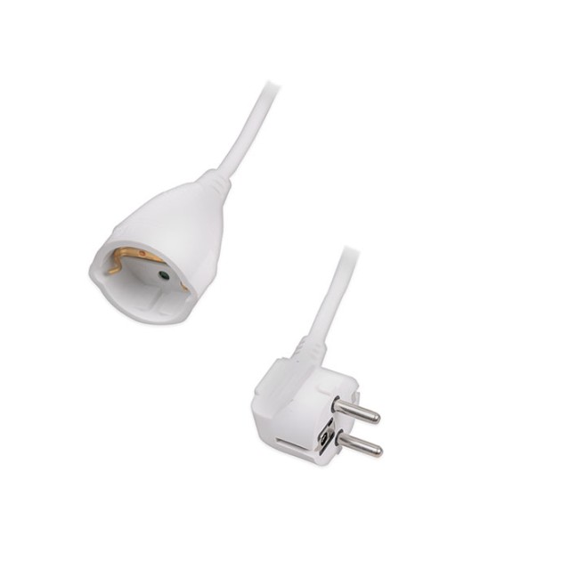 SONORA EC5W100 EXTENSION CORD SCHUKO TYPE 5M WHITE COLOR