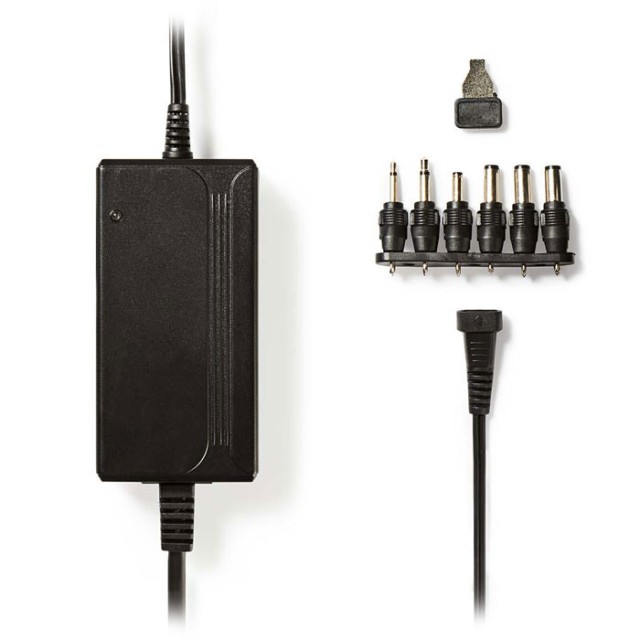 NEDIS ACPA008 Universal AC Power Adapter, 3 / 4.5 / 5/6 / 7.5 / 9/12 VDC, 2.25 A