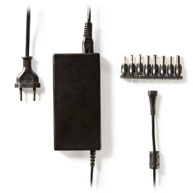 NEDIS ACPA016 Universal AC Power Adapter, 5/6/7/8/9/10/11/12 VDC, 5.0 A - 5.2 A