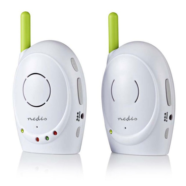 Baby monitor audio NEDIS BAMO110AUWT, 2.4 GHz, funzione di conversazione
