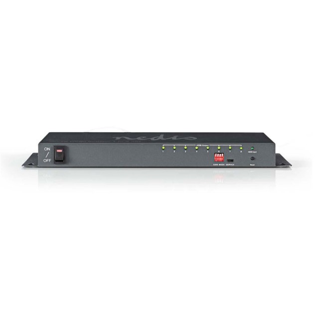 NEDIS VSPL3408AT HDMI Splitter, 8-port - 1x HDMI input 8x HDMI output EDID 4K