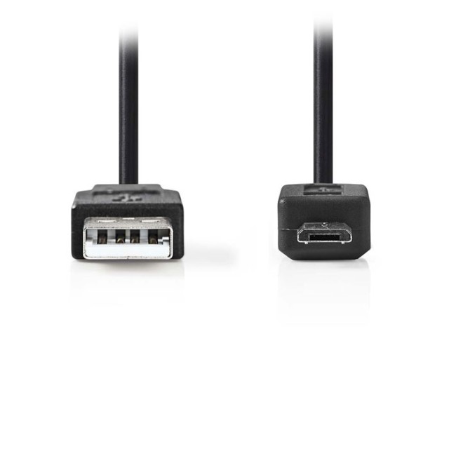Cavo USB 60500 NEDIS CCGP50BK2.0, A maschio - Micro B maschio, 5 m, nero