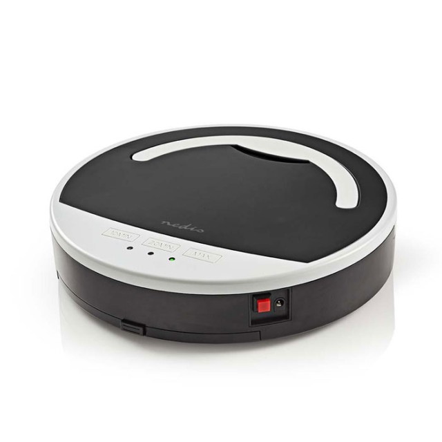 NEDIS VCRO210BK Robot Sweeper, Anti-Collision & Cliff Sensor, Bagless