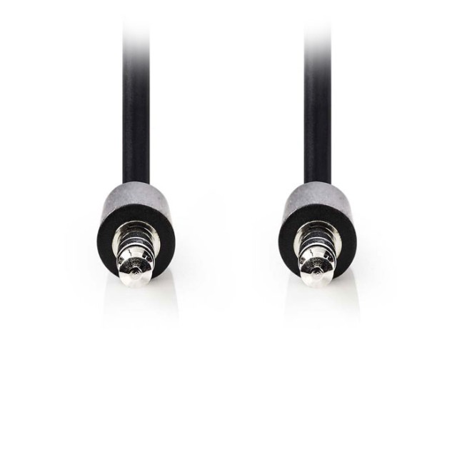 NEDIS CAGP22005BK10 Stereo Audio Cable 3.5 mm Male Slim - 3.5 mm Male Slim. 1m,