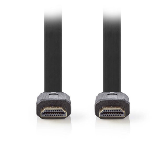 NEDIS CVGP34100BK30 Connettore HDMI piatto ad alta velocità - Connettore HDMI, 3 m, nero
