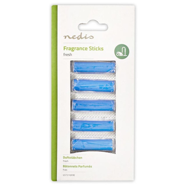 NEDIS VCFS110FRE Αρωματικά sticks για ηλεκτρικές σκούπες, με άρωμα φρεσκάδας.
