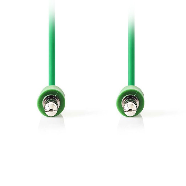 NEDIS CAGP22005GN10 Stereo-Audiokabel, 3.5 mm Stecker - 3.5 mm Stecker, 1 m, Grün