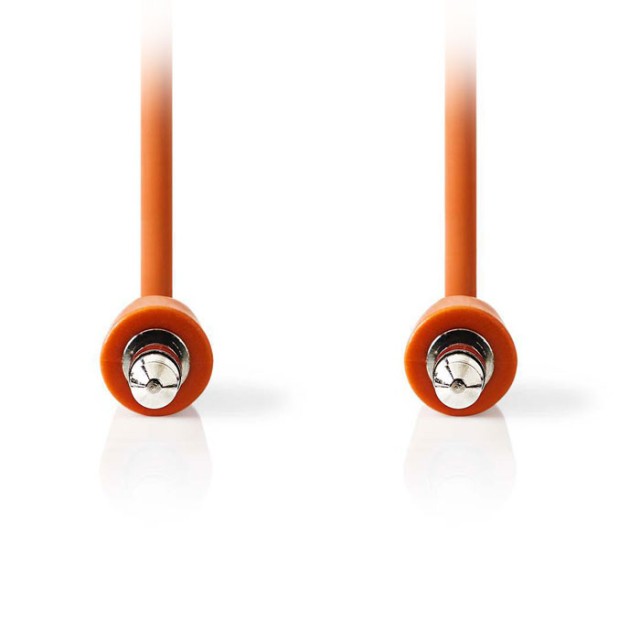 NEDIS CAGP22005OG10 Stereo-Audiokabel, 3.5 mm Stecker - 3.5 mm Stecker, 1 m, Orange