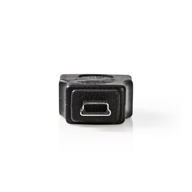 NEDIS CCGP60902BK USB 2.0 Adapter, Mini 5-Pin Stecker - A Buchse, Schwarz