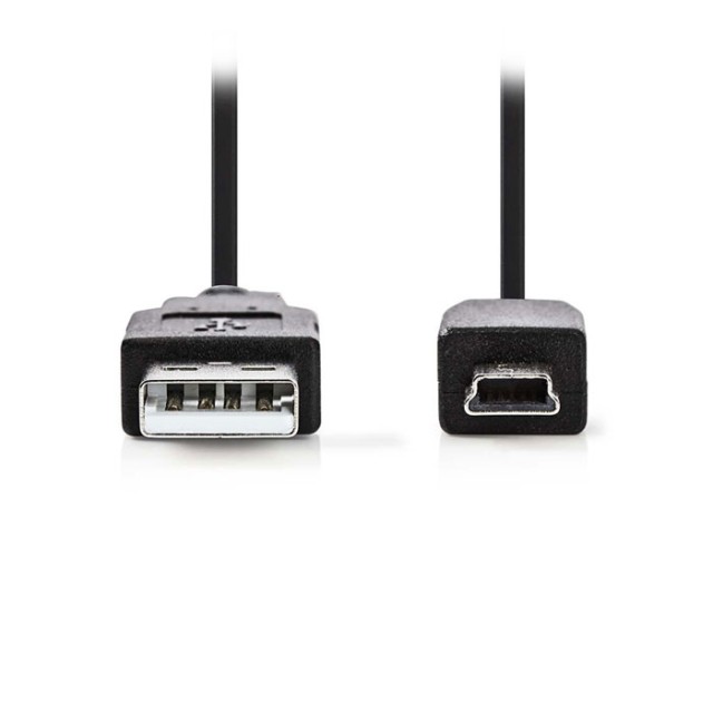 NEDIS CCGP60300BK10 USB 2.0 Cable A Male - Mini 5-pin Male, 1.0 m Black