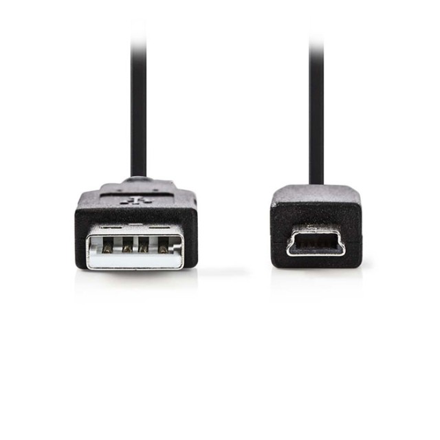 NEDIS CCGP60300BK10 USB 2.0 Kabel A Stecker - Mini 5-Pin Stecker, 1.0 m Schwarz