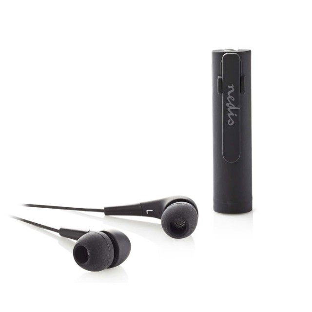 NEDIS HPBA100BK Headphones Adapter Bluetooth Built-in Microphone Up To 5Hours Pl