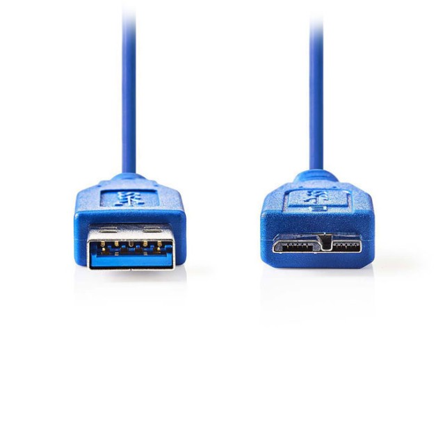 NEDIS CCGP61500BU50 Cable USB 3.0 A Macho - Micro B Macho 5.0m Azul