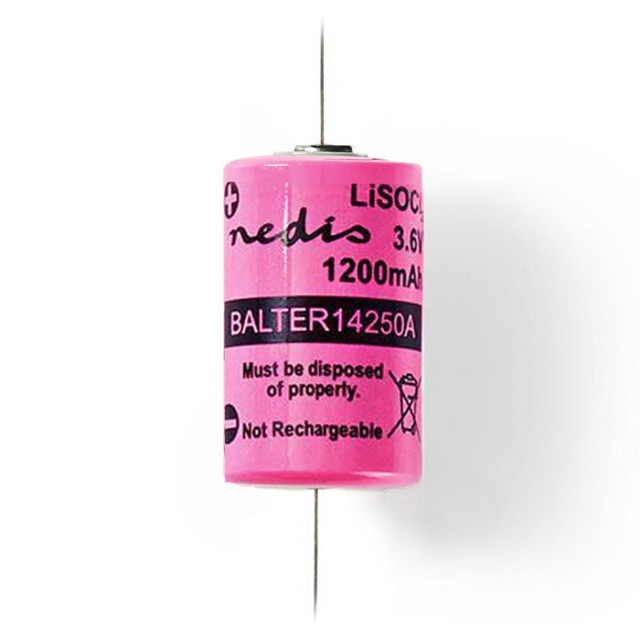 NEDIS BALTER14250A Batteria al litio cloruro di tionile ER14250 3.6 V 1200 mAh