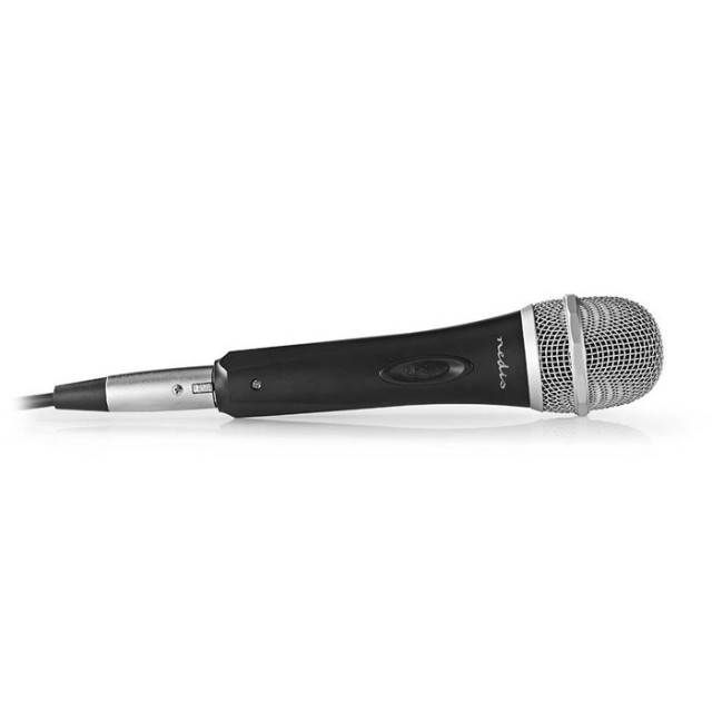 NEDIS MPWD50BK Wired Microphone -72 dB +/-3dB Sensitivity 50 Hz - 15 kHz 5.0 m