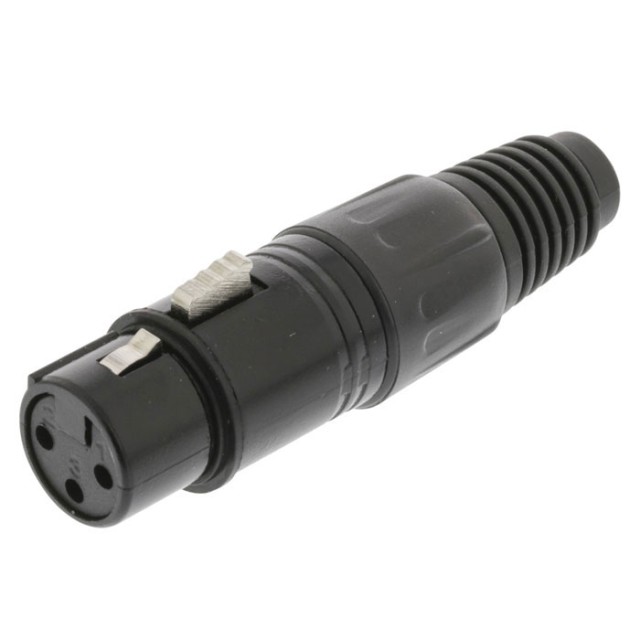 NEDIS COTP15902BK Conector XLR | XLR 3 pines Hembra Negro