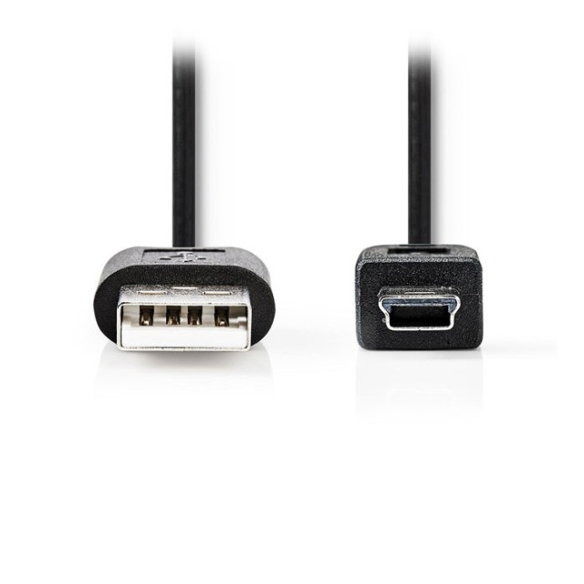 NEDIS CCGT60300BK10 USB 2.0 Cable A Male - Mini 5-Pin Male 1.0 m Black