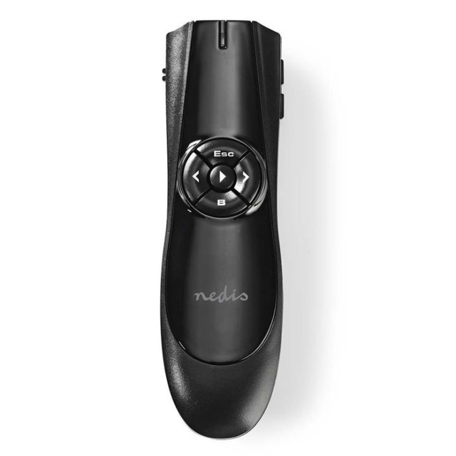 NEDIS WLPSRL101BK Presentatore laser Wireless USB 2.0 Nero
