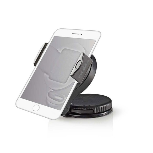 NEDIS SCMT400BK Smartphone Car Mount Suction Cup 360 ° Rotatable 90 ° Tiltable