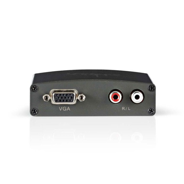 NEDIS VCON3411AT HDMI to VGA Converter 1-way - HDMI input VGA + 2x RCA (L / R) Out