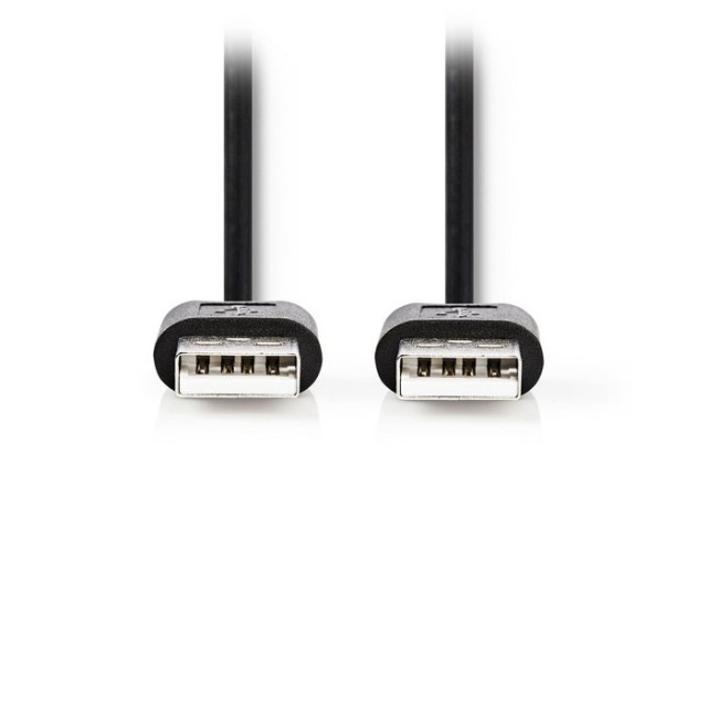 NEDIS CCGT60000BK30 Cable USB 2.0 A Macho - A Macho 3.00 m Negro