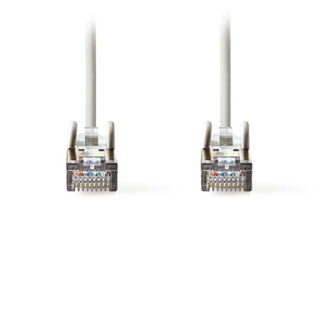 NEDIS CCGP85121GY015 Cat 5e SF / UTP Network Cable RJ45 Male - RJ45 Male 0.15 m Gr
