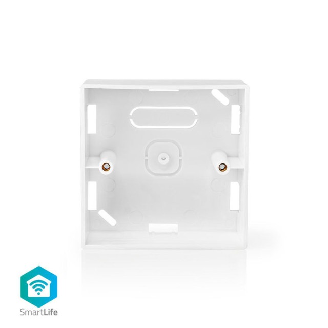 NEDIS WIFIWB10WT Caja posterior Montaje en superficie 86 x 86 mm Blanco