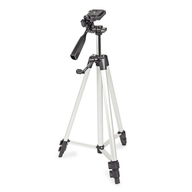 NEDIS TPOD2200GY Tripod Pan & Tilt Max 3 kg 127 cm Black/Silver