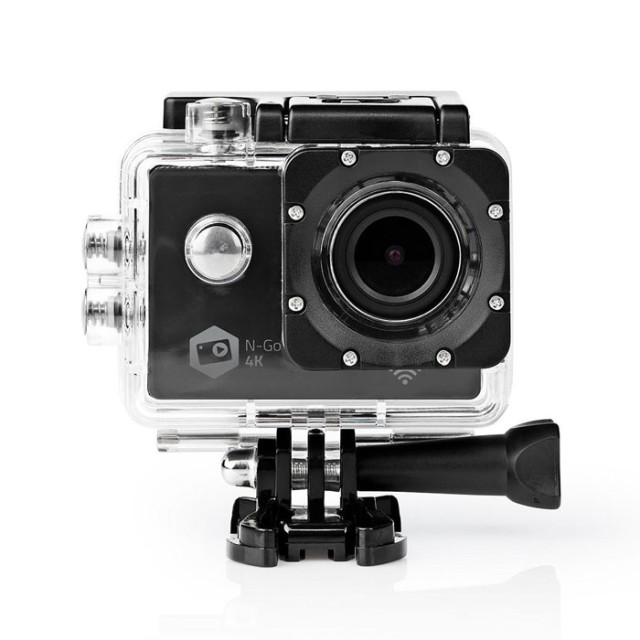 NEDIS ACAM41BK Action Cam Ultra HD 4K wasserdichtes Wi-Fi-Gehäuse