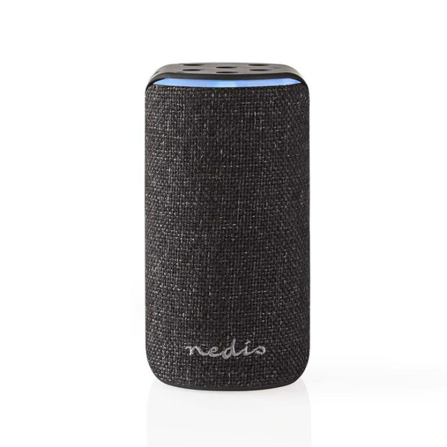 NEDIS SPVC7000BK Smart Wifi Altoparlante 15 W Amazon Alexa Far Field Controllo vocale Blu