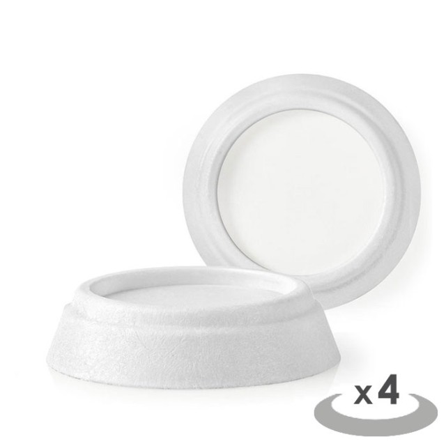 NEDIS WASA110WT4B Αντικραδασμικά πέλματα πλυντηρίου, 4 τεμάχια.