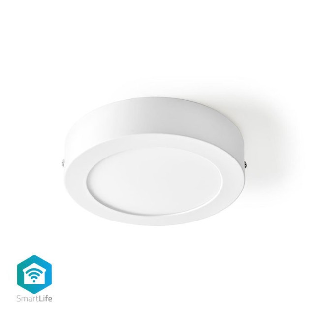 NEDIS WIFILAW10WT Lampada da soffitto intelligente Wi-Fi diametro 17 cm da calda a fredda bianca