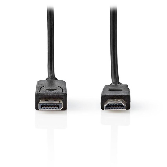NEDIS CCGT37100BK20 DisplayPort - HDMI-Kabel DisplayPort-Stecker HDMI-Anschluss 2.0