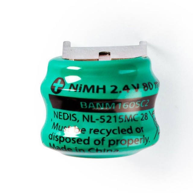 NEDIS BANM160SC2 Batteria all'idruro di nichel-metallo Connettore a saldare da 2.4 V 80 mAh