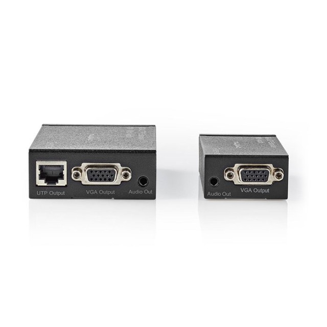 NEDIS CREP5930BK VGA Extender via UTP per l'estensione del segnale fino a 300 m.