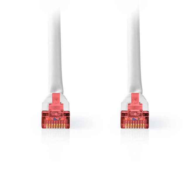NEDIS CCGT85221WT30 Network Cable CAT6 S/FTP RJ45 Male RJ45 Male 3.0 m White