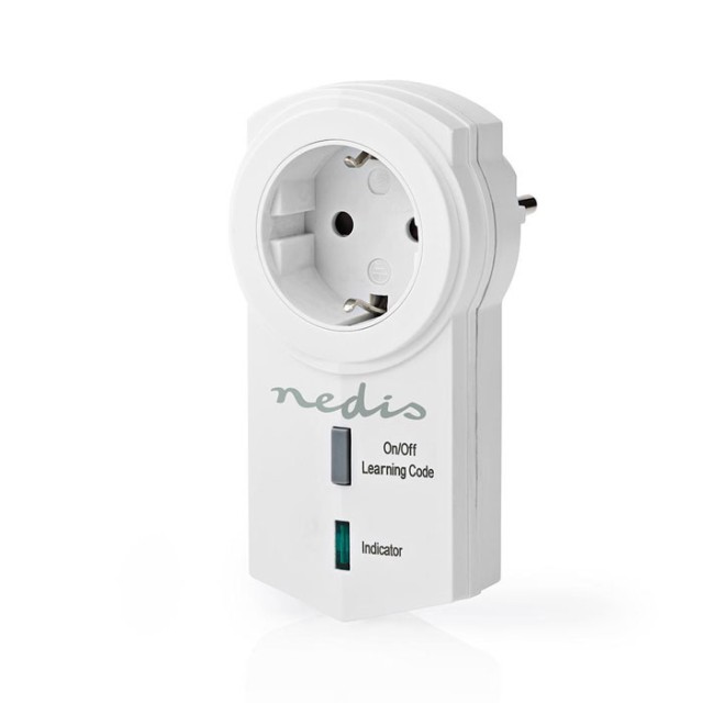 NEDIS RFPM120FWT RF Smart Plug On/Off Extensor de rango de malla RF Schuko Tipo F 3680