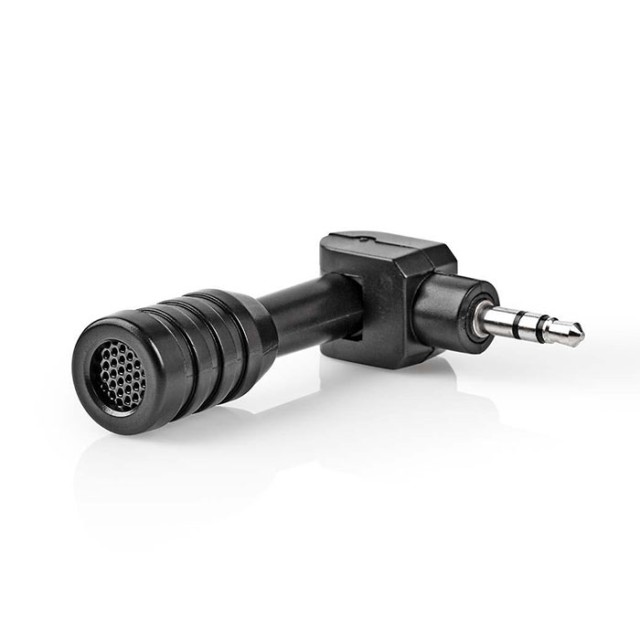 NEDIS MICMJ100BK Microfono cablato Mini plug-in 3.5 mm Nero