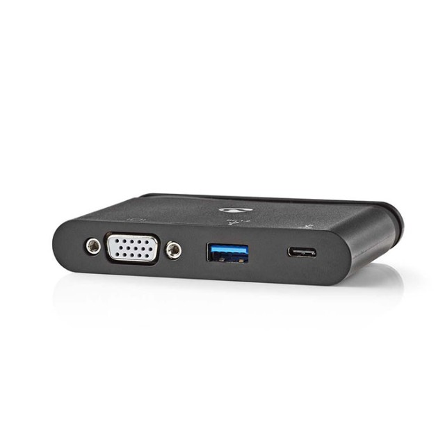 NEDIS TCARF220BK Hub per computer USB Type-C USB-C / USB 3.0 / VGA Power Delivery 10