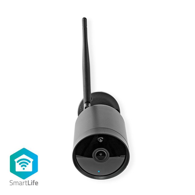 NEDIS WIFICO40CBK SmartLife Telecamera da esterno Wi-Fi | Full HD 1080p IP65 Nuvola / mi
