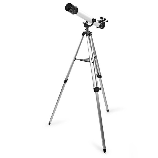 Telescopio NEDIS SCTE7070WTApertura: 70mm Lunghezza focale: 700mm Cercatore: 5 x 24