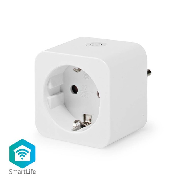 NEDIS WIFIP121FWT SMARTLIFE SMART PLUG MISURATORE DI POTENZA WI-FI 3680W BIANCO