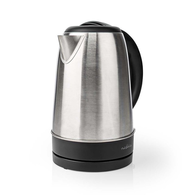 NEDIS KAWK340EAL Βραστήρας Νερού 1.7L Ανοξείδωτος με 2200W, 360° Βάση και Προστασία Βρασμού