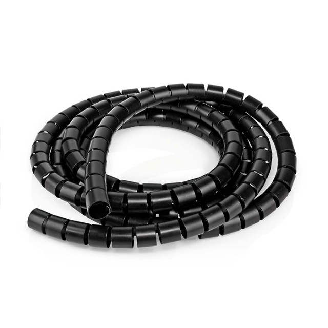 NEDIS CMSW1316BK200 MANICA GESTIONE CAVI 2.00 m MAX. SPESSORE DEL CAVO: 16mm NERO