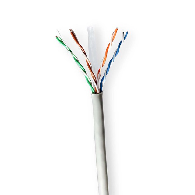 NEDIS CCBG8520GY100 NETZWERKKABELROLLE CAT6 U/UTP 100.0m INNEN GRAU