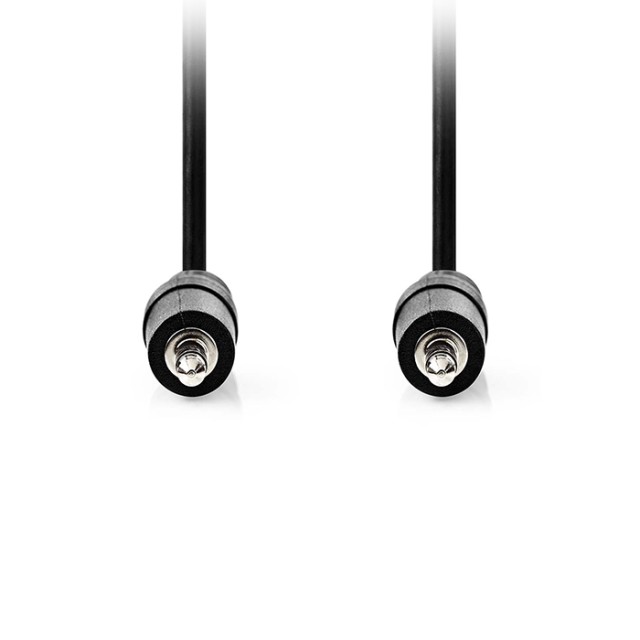 NEDIS CAGL22000BK05 STEREO-AUDIOKABEL 3.5 mm STECKER - 3.5 mm STECKER 0.50 m SCHWARZ