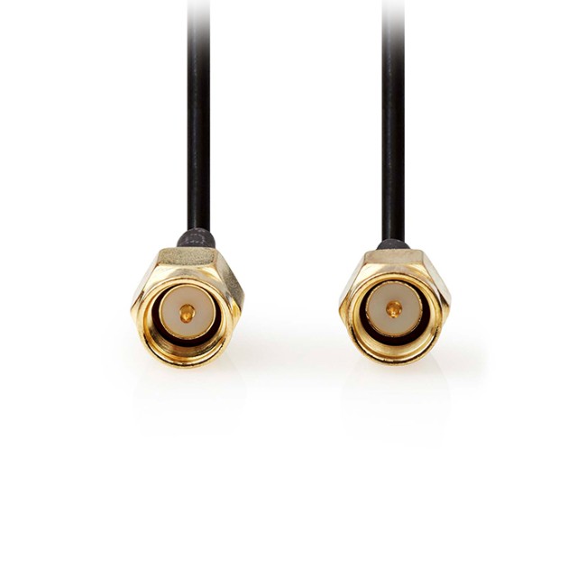 NEDIS CSGL02000BK20 Καλώδιο SMA αρσ. - SMA αρσ., 2.00m σε μαύρο χρώμα.