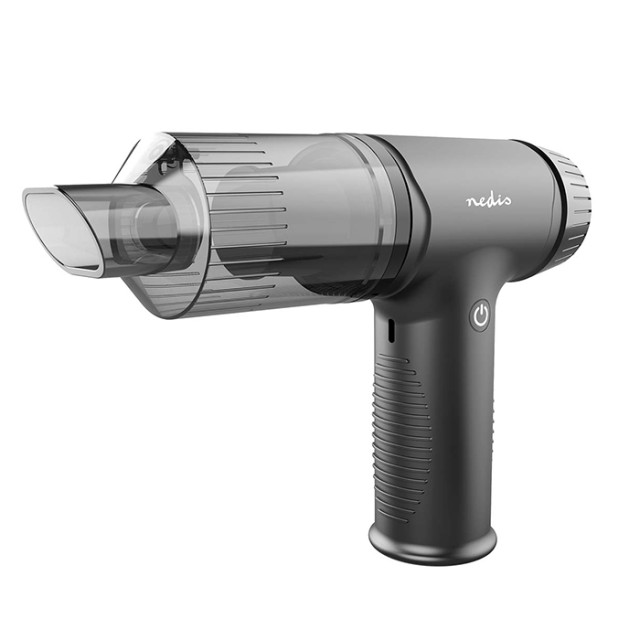 NEDIS VCHHR100BK Επαναφορτιζόμενο σκουπάκι χειρός & air duster με μπαταρία λιθίου 600mAh.